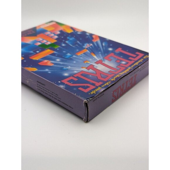 Tetris (Nintendo NES, 1985) CIB w/ Box, Cart, Sleeve, Manual ~ Tested & Works - Picture 5 of 12